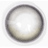 Olens Eyelighter Glowy Ash Gray — close-up of the contact lens design