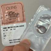 Olens Falling Choco — contact lens packaging