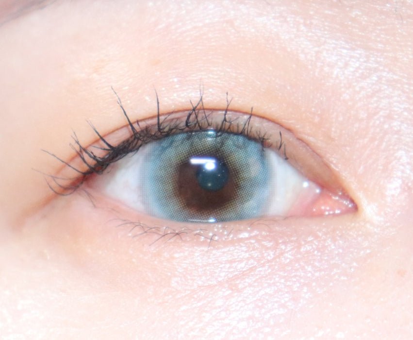 Olens French Shine 1Day Aqua (10p) colored contact lens, 13.2mm graphic diameter, Daily wear