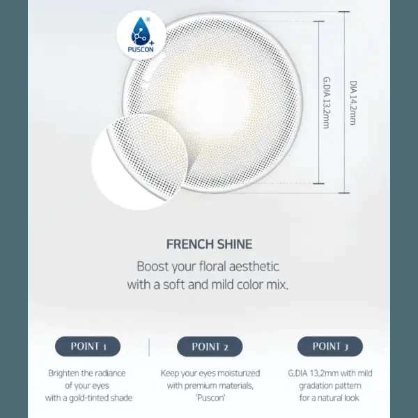 Olens French Shine 1Day Gray (10p)