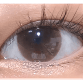 Olens From Choco — single-eye close-up showing the contact lens appearance