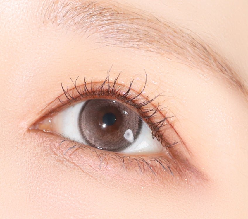 Olens Glowy Tear 1Day Brown (20P) colored contact lens, 13.3mm graphic diameter, Daily wear