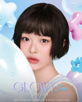 Olens Glowy Tear 1Day Gray (20P) colored contact lens, 13.3mm graphic diameter, Daily wear