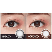 Olens It's Black — contact lens appearance comparison
