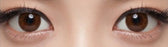 Olens LAVI A Brown colored contact lens, 13.5mm graphic diameter, 3-6 Months wear