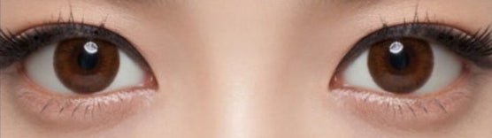 Olens LAVI A Brown colored contact lens, 13.5mm graphic diameter, 3-6 Months wear