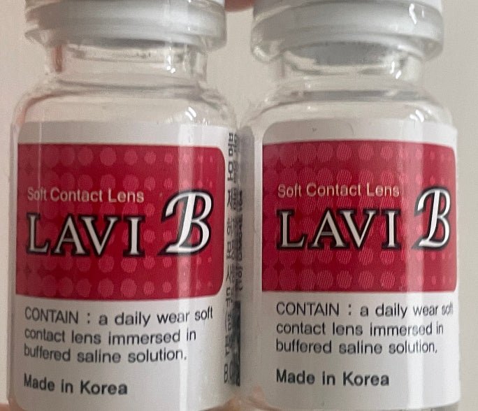 Olens LAVI B Brown colored contact lens, 13.5mm graphic diameter, 3-6 Months wear