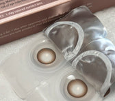 Olens Misty Natural Choco (20p) colored contact lens, 13.1mm graphic diameter, Daily wear