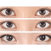 Olens Monet Brown — contact lens appearance comparison