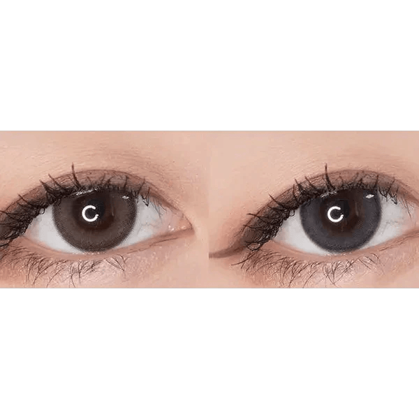 Olens Mood Night 1Day Mood Gray (10p) colored contact lens, 13.3mm graphic diameter, Daily wear