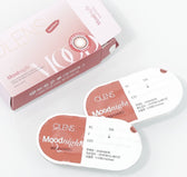 Olens Mood Night Mood Choco colored contact lens, 13.3mm graphic diameter, Monthly wear