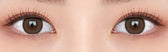 Olens Mood Night Mood Choco colored contact lens, 13.3mm graphic diameter, Monthly wear