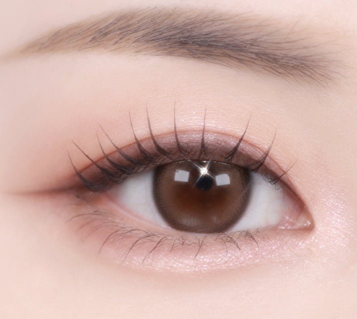 Olens Mood Night Mood Choco colored contact lens, 13.3mm graphic diameter, Monthly wear