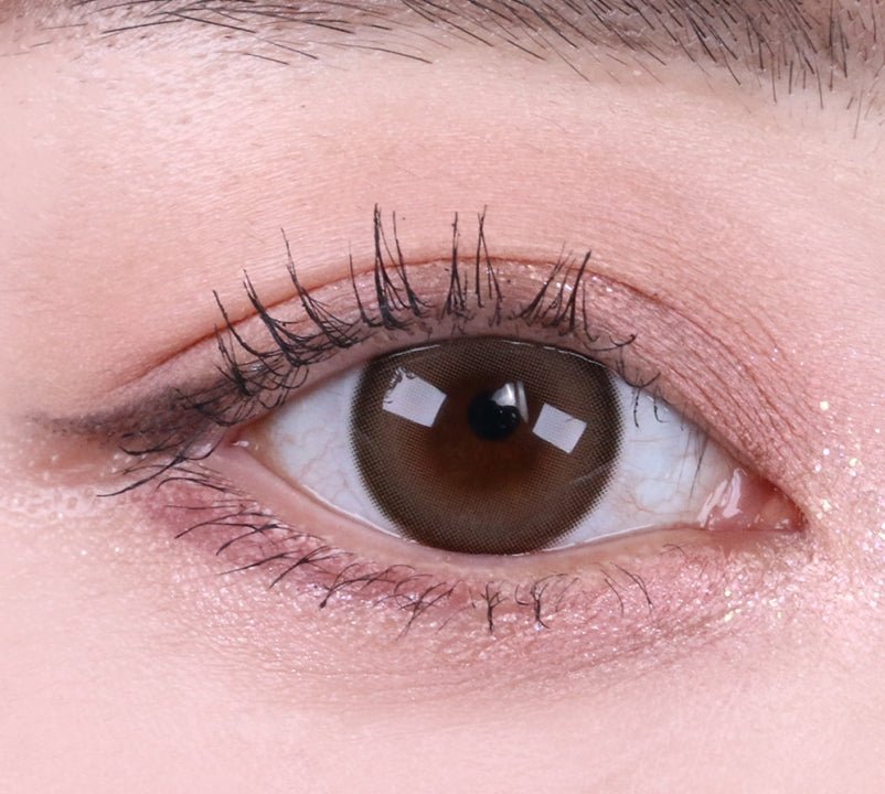 Olens Mood Night Mood Choco colored contact lens, 13.3mm graphic diameter, Monthly wear