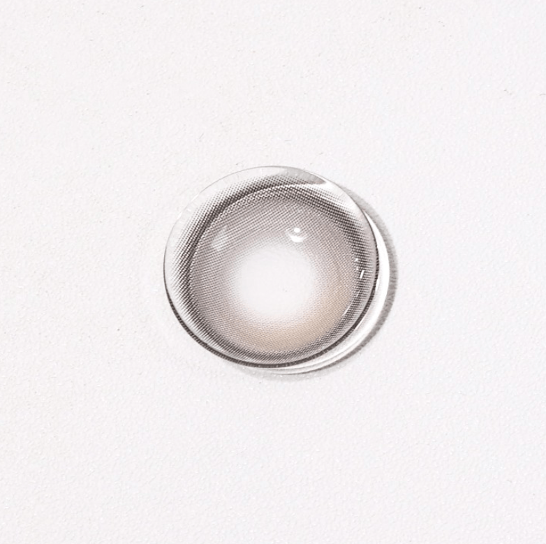 Olens Muse Shine Gray (10p) colored contact lens, 13.3mm graphic diameter, Daily wear
