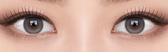 Olens Muse Shine Gray colored contact lens, 13.3mm graphic diameter, Monthly wear