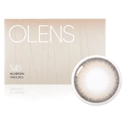 Olens Nils Brown — contact lens packaging