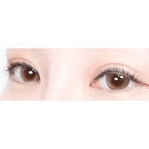 Olens Nils Brown — both eyes wearing the contact lenses