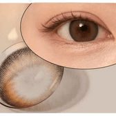 Olens Nils Brown — contact lens held on a fingertip