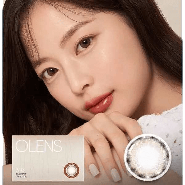 Olens Nils Brown — model portrait showing the contact lens look