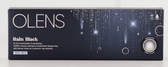 Olens Rain Black (10p) colored contact lens, 13.5mm graphic diameter, Daily wear