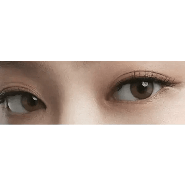Olens Real Ring 1Day Brown (10p) colored contact lens, 12.5mm graphic diameter, Daily wear