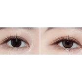 Olens Real Ring Brown — contact lens appearance comparison