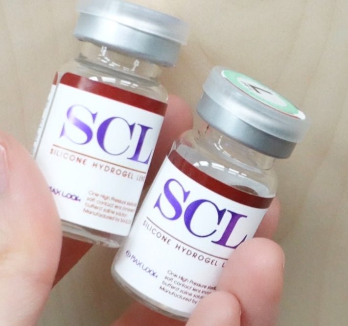 Olens SCL Choco colored contact lens, 13.7mm graphic diameter, 3-6 Months wear