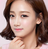 Olens SCL HI Choco — model portrait showing the contact lens look