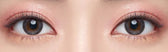 Olens SCL HI Gray — both eyes wearing the contact lenses