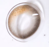 Olens Secret Star Brown colored contact lens, 12.9mm graphic diameter, Monthly wear
