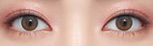 Olens Secret Star Brown colored contact lens, 12.9mm graphic diameter, Monthly wear