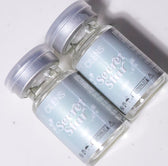 Olens Secret Star Gray colored contact lens, 12.9mm graphic diameter, Monthly wear