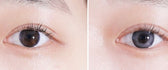 Olens Secret Star Gray colored contact lens, 12.9mm graphic diameter, Monthly wear