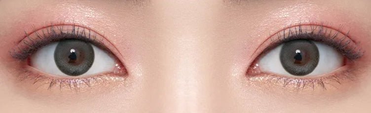 Olens Secret Star Gray colored contact lens, 12.9mm graphic diameter, Monthly wear