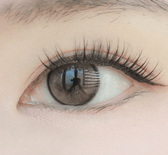 Olens Secrit Tint Brown colored contact lens, 13.5mm graphic diameter, Monthly wear