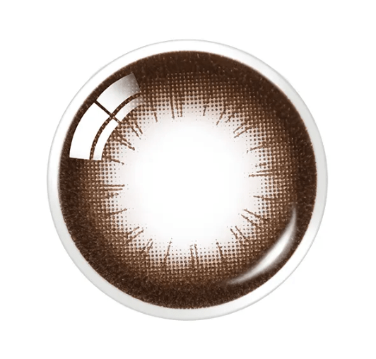 Olens TT2 Black Choco colored contact lens, 13.5mm graphic diameter, 3-6 Months wear