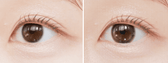 Olens TT3 Brown colored contact lens, 13.3mm graphic diameter, 3-6 Months wear