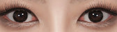 Olens Vi Fine Black colored contact lens, 13.2mm graphic diameter, Monthly wear
