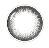Olens Vi Fine Black colored contact lens, 13.2mm graphic diameter, Monthly wear