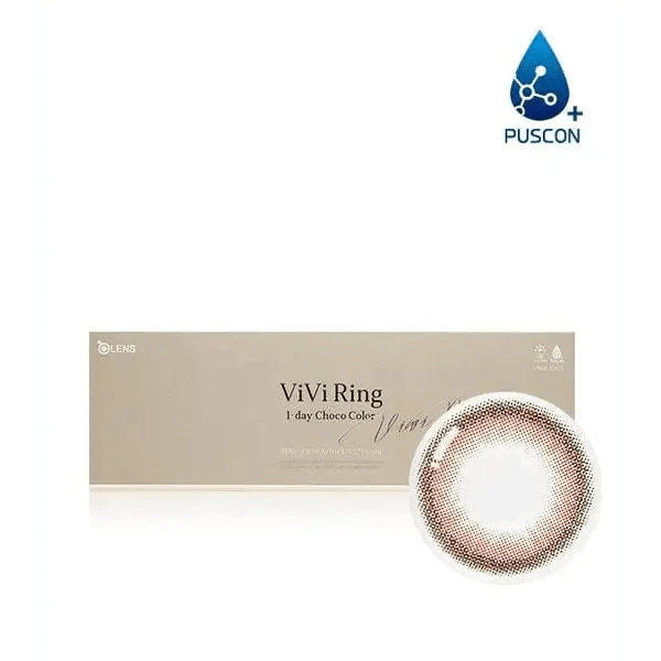 Olens ViVi Ring 1Day Choco (10p) — contact lens packaging