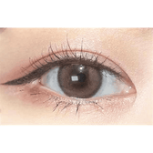 Olens ViVi Ring 1Day Choco (20p) — single-eye close-up showing the contact lens appearance