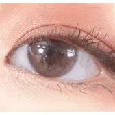 Olens ViVi Ring 1Day Choco (20p) — single-eye close-up showing the contact lens appearance