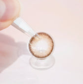 Romantea Betty Ash Brown Toric colored contact lens, 13.7mm graphic diameter, 3-6 Months wear
