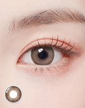 Romantea Betty Ash Choco Toric colored contact lens, 13.7mm graphic diameter, 3-6 Months wear