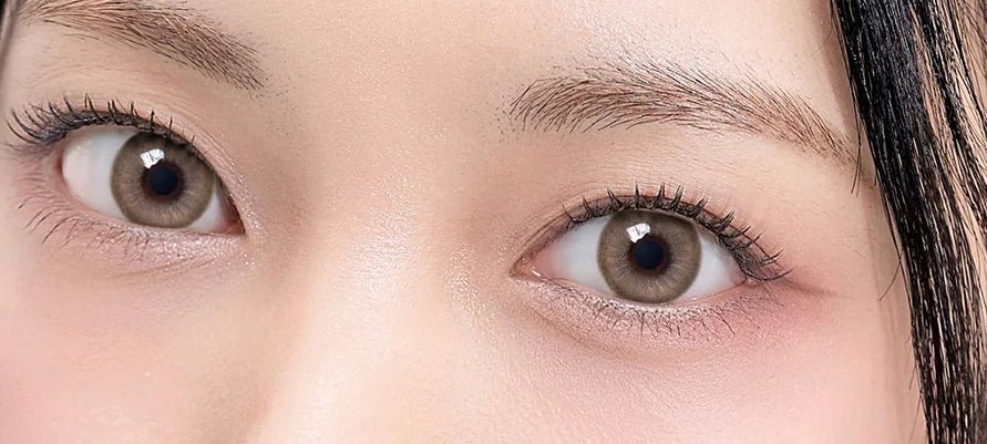 Romantea Betty Ash Choco Toric colored contact lens, 13.7mm graphic diameter, 3-6 Months wear