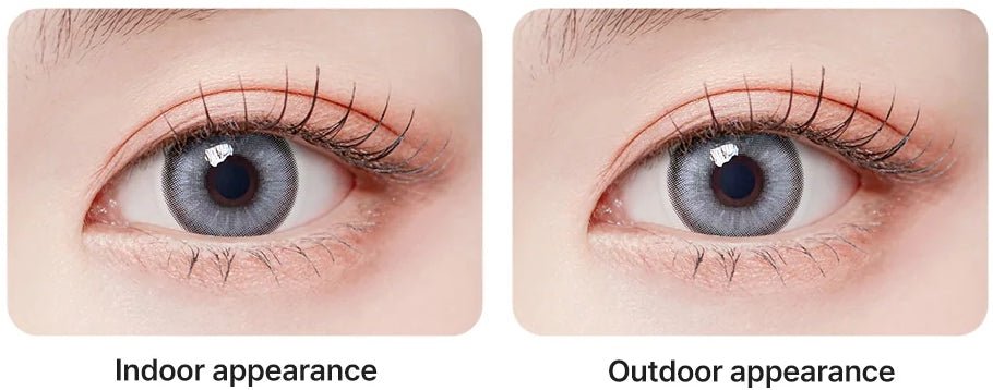 Romantea Betty Ash Gray Toric colored contact lens, 13.7mm graphic diameter, 3-6 Months wear