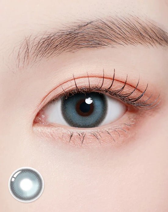 Romantea Bubbly Candy Blue Toric colored contact lens, 13.9mm graphic diameter, 3-6 Months wear