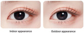 Romantea Bubbly Candy Chacoal Gray colored contact lens, 13.9mm graphic diameter, Monthly wear