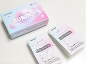 Romantea Bubbly Candy Chacoal Gray colored contact lens, 13.9mm graphic diameter, Monthly wear